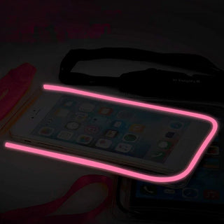 Waterdicht telefoonhoesje met glow-in-the-dark effect