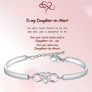 Hartjesarmband - Always Remember I Love You Mom Zilver med kort 3