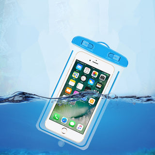 Waterdicht telefoonhoesje met glow-in-the-dark effect