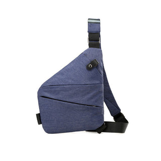 Anti-Diefstal Schoudertas - TravelSafe Rechtshandig Marineblauw