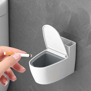 Creatieve toiletvormige asbak Wit