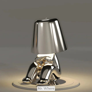 HUE - Karakter Lamp voor Stijlvolle Verlichting Zilver Mr. Where