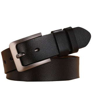 1 Echte Ronde Leren Riem | Concept Odense Zwart