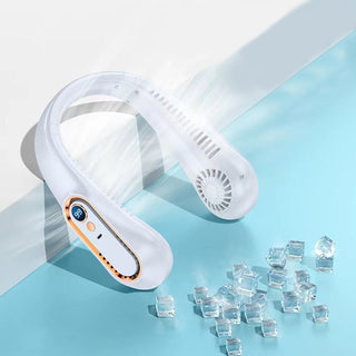 Nekventilator - oplaadbaar via USB met 5 verstelbare snelheden Wit