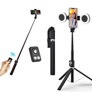 6-in-1 selfiestick met invullicht