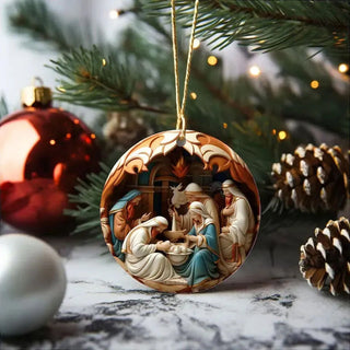 Kerststal kerstdecoratie 1