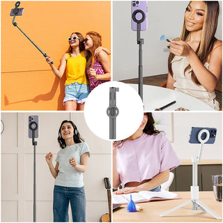 Magnetische selfiestick met statief voor telefoon