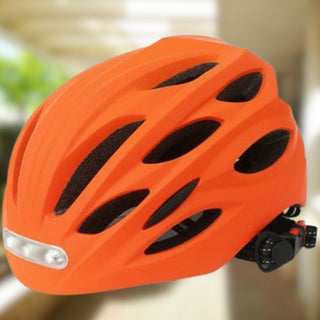 HelmLight | Verlichte fietshelm met licht Oranje