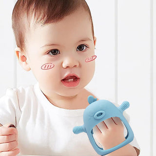 Siliconen bijthandschoen voor baby's