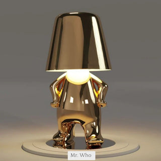 HUE - Karakter Lamp voor Stijlvolle Verlichting Goud Mr. Who