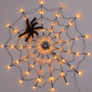 Halloween decoratieve LED-verlichting met spinnenweb