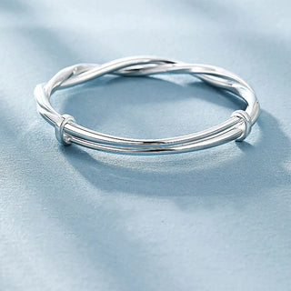 Prachtig Verweven Zilverarmband