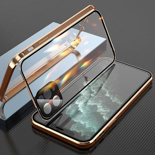 iPhone-hoesje met dubbelzijdige gesp Goud