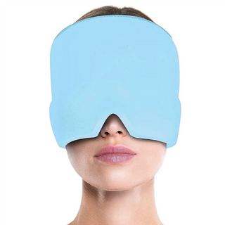 Verkoelende hoofdpijnmuts voor comfort en verlichting Blauw