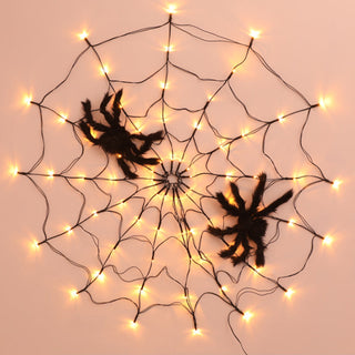 Halloween decoratieve LED-verlichting met spinnenweb