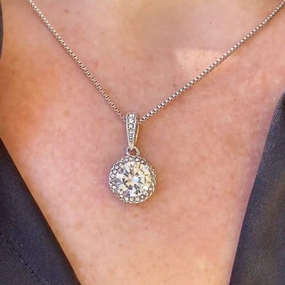 Sprankelende ronde ketting - voor mijn soulmate