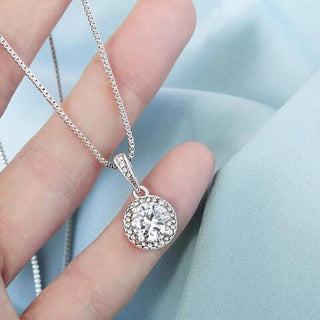 Sprankelende ronde ketting - voor mijn soulmate