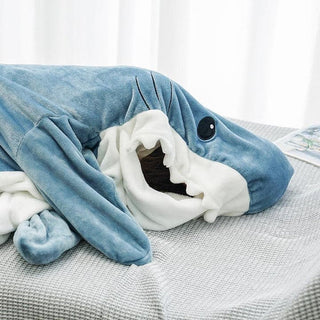 Supersofte en trendy comfortdeken - KocShark Blauw
