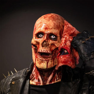 Halloween schedelmasker met dubbele laag
