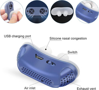 Micro CPAP slaapapneu apparaat voor op reis & anti-snurken - CPAP alternatief