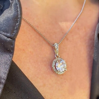 Sprankelende ronde ketting - voor mijn soulmate