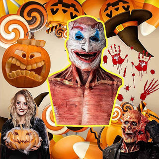 Halloween schedelmasker met dubbele laag