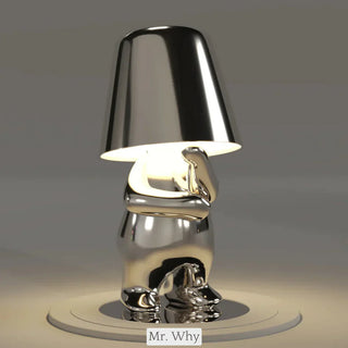 HUE - Karakter Lamp voor Stijlvolle Verlichting Zilver Mr. Why
