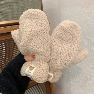 Olise | Teddy wanten, zacht en heerlijk warm Beige A