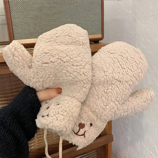 Olise | Teddy wanten, zacht en heerlijk warm Beige B