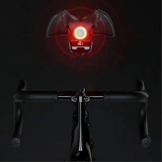 Fietsachterlicht met automatische start/stop remfunctie - Baglygte