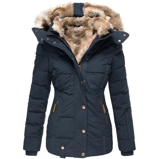Catharina | Stijlvolle warme winterjas voor dames Blauw