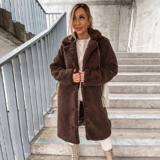 Cozy | Dames Teddy Jas Donkerbruin