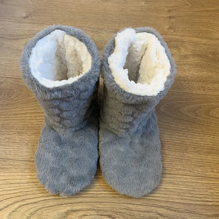 Bary | Hoge teddy pantoffels, warm en zacht Grijs