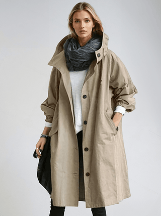 Elizabeth | Dames Waterafstotende Trenchcoat Bruin