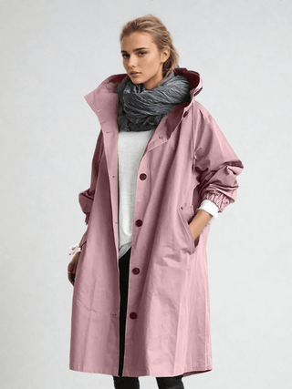 Elizabeth | Dames Waterafstotende Trenchcoat Roze