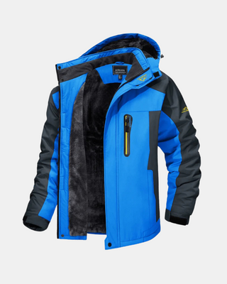 Ettore wind- en waterdichte jas blauw
