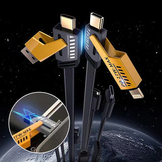 4-in-1 snellaadkabel PD 65W