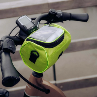 Fietstas met touchscreen