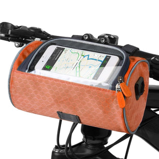 Fietstas met touchscreen Oranje