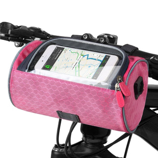 Fietstas met touchscreen Roze
