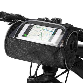 Fietstas met touchscreen