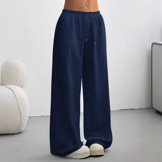 Feline | Casual en comfortabele joggingbroek Donkerblauw