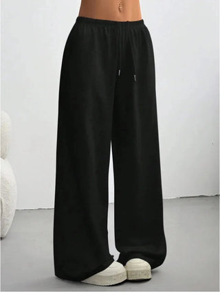 Feline | Casual en comfortabele joggingbroek Zwart