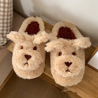 Fluffy Animal Pantoffels | De schattigste pantoffels! Bruine beer