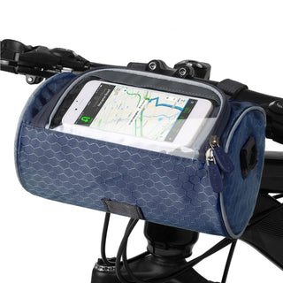 Fietstas met touchscreen Blauw