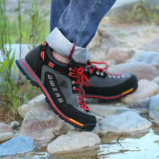 Heren Wandelschoenen met Veters - Stevige grip voor elk terrein