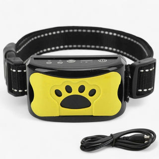 GentleDog Blafband voor Blaffende Honden Geel