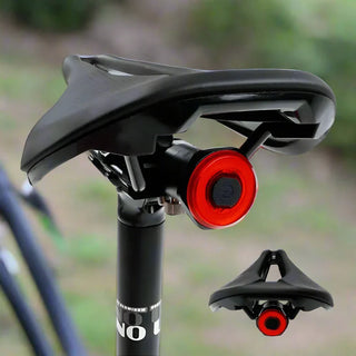 Fietsachterlicht met automatische start/stop remfunctie - Baglygte