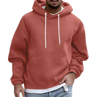 Hoodie Heren | Met Capuchon & Buikzak Oranje
