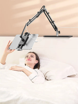 Jackly | Tablet- en telefoonhouder voor handsfree gebruik met verstelbare standen